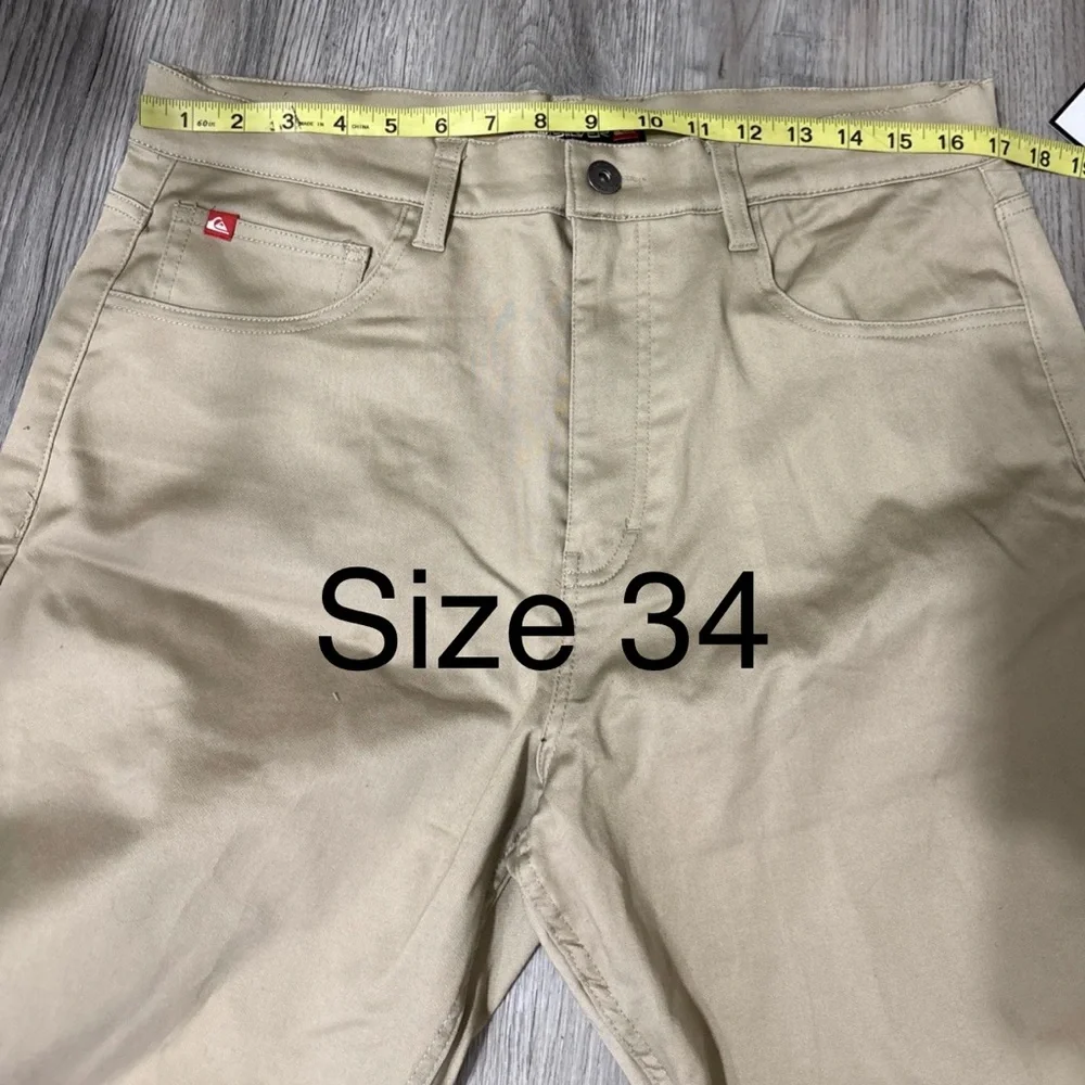Men's Quiksilver Crosstown Stretch 5-Pocket Pants NWT